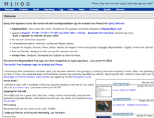 Tablet Screenshot of m1hog.com